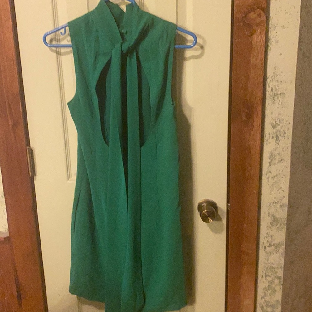 Sexy green dress
